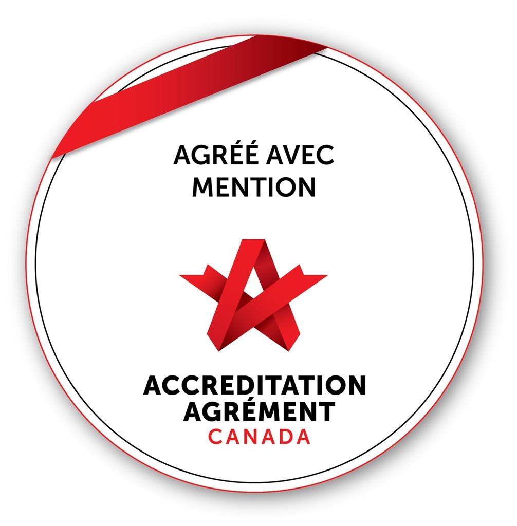 Agréé avec mention — Accréditation Canada