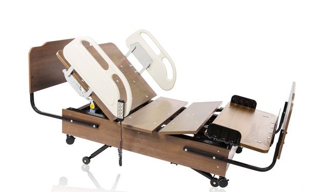Lit électrique multiposition avec tête et pieds relevés