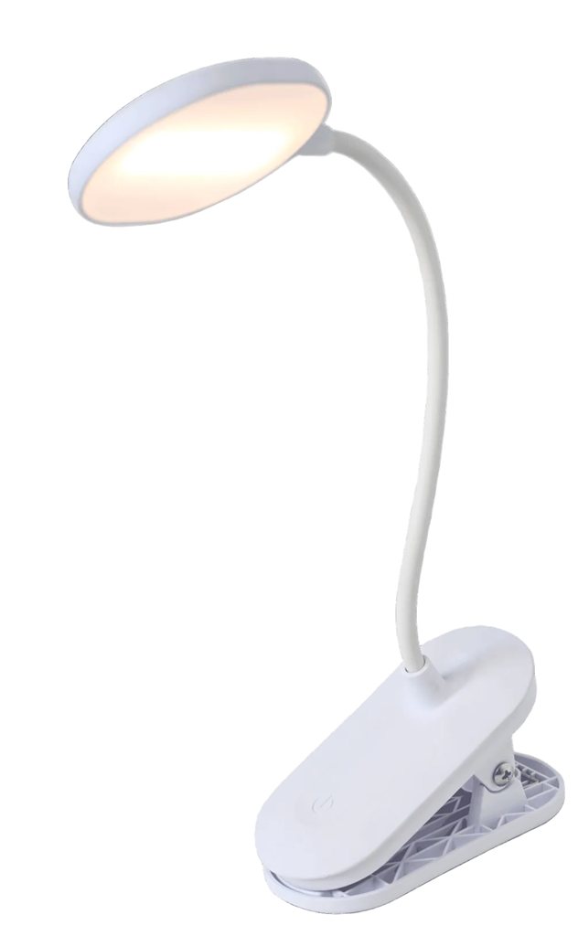 Lampe de bureau DEL MOBB à pince et col flexible