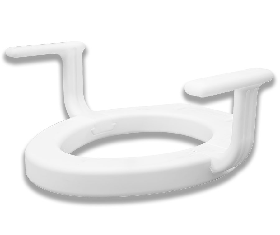 Siège de toilette surélevé allongé MOBB 2 po avec poignées
