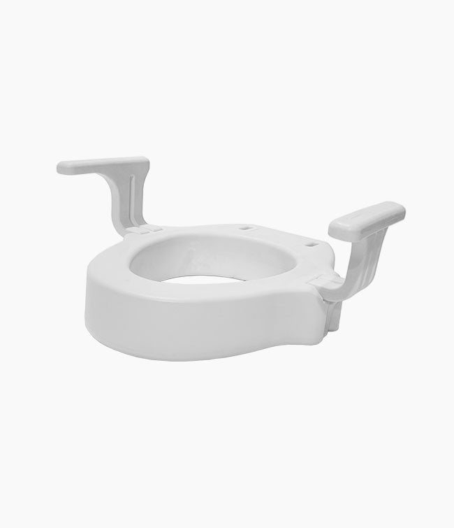 Siège de toilette surélevé MOBB 4 po avec appuie-bras
