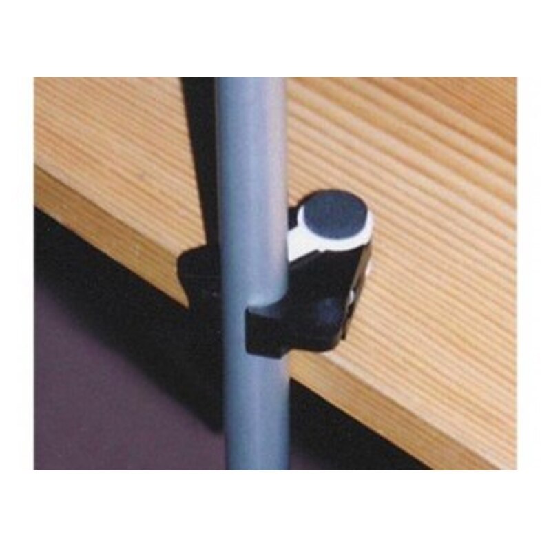 Porte-canne à ressort Practika fixé à une table