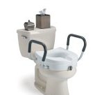 Siège de toilette élevé Invacare